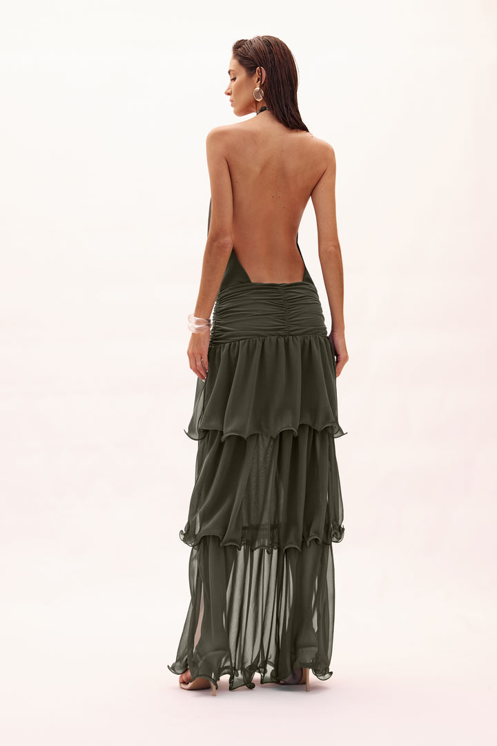 CLEA OLIVE DRESS