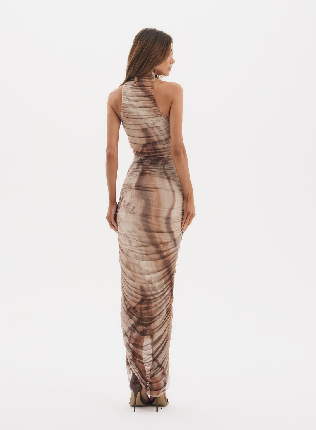 Sabrina estampo dress