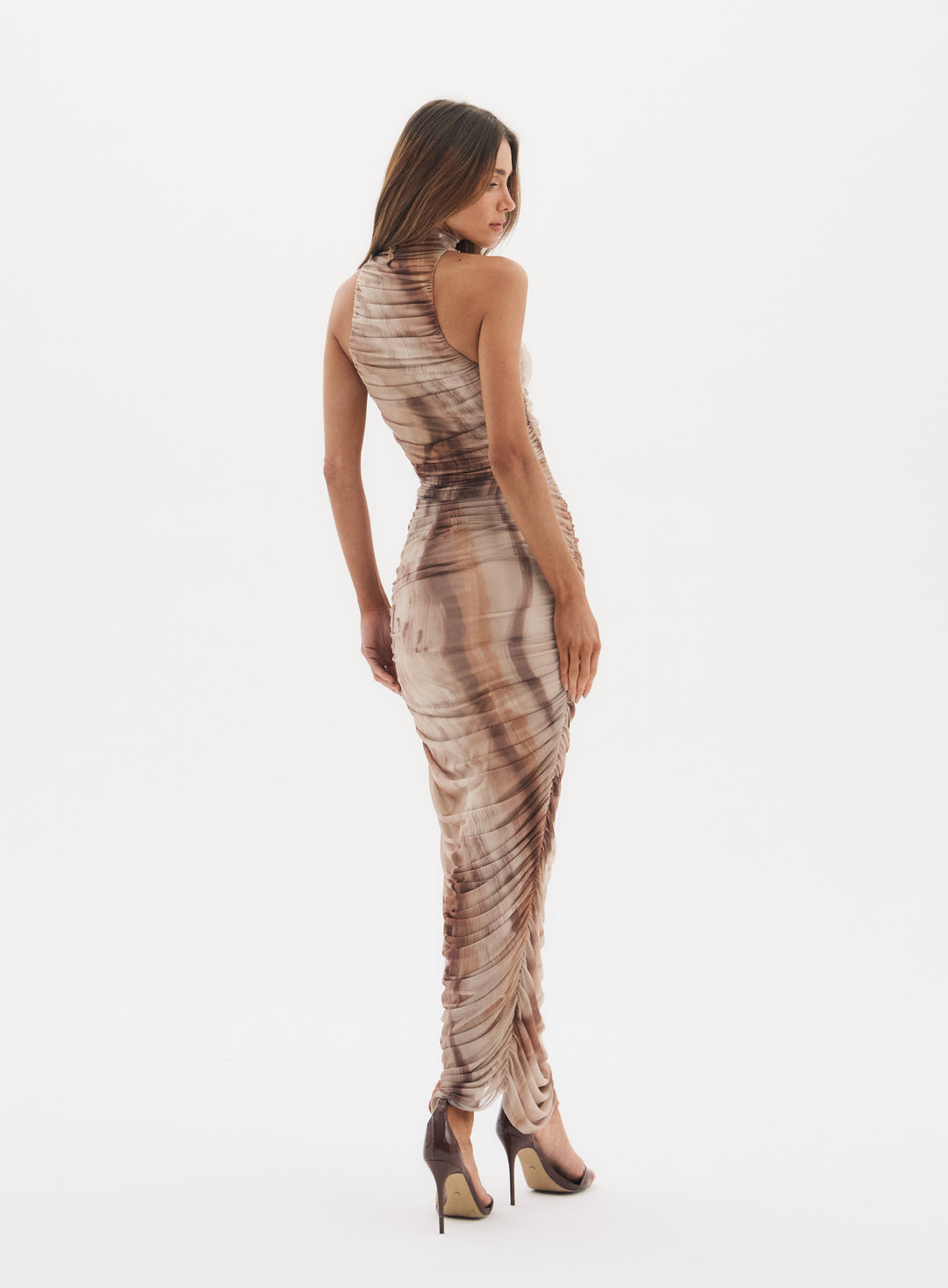 Sabrina estampo dress