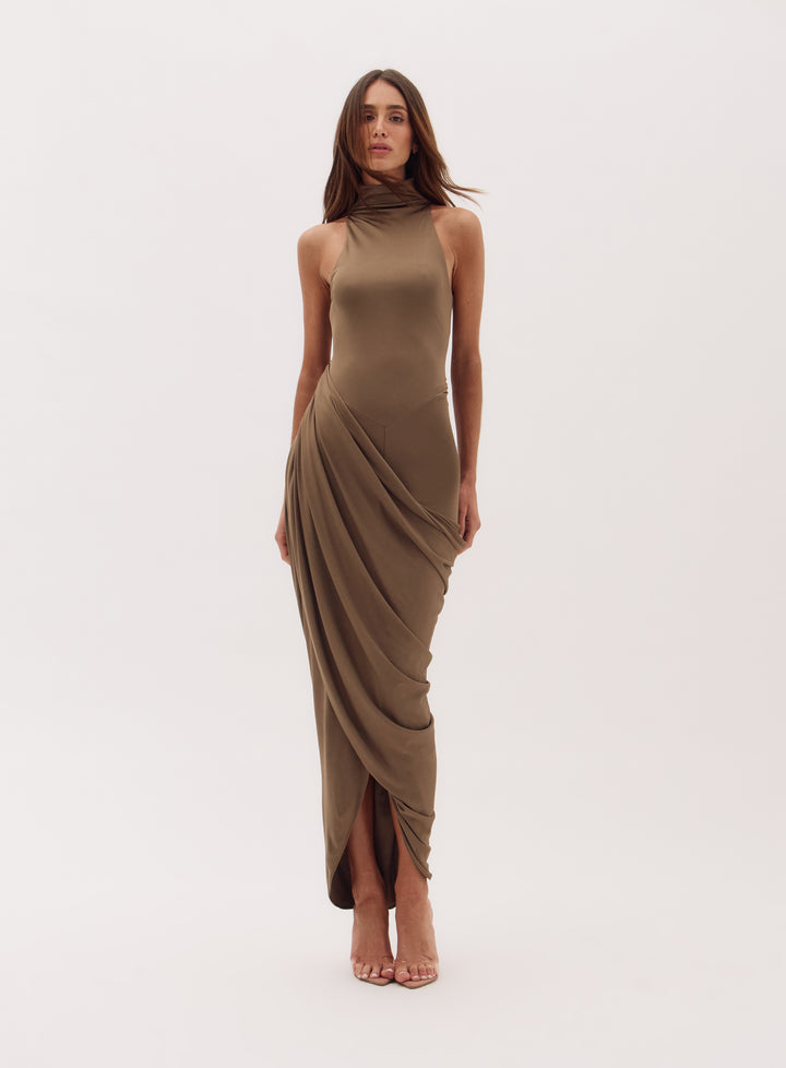 MICHELE BRONZE DRESS