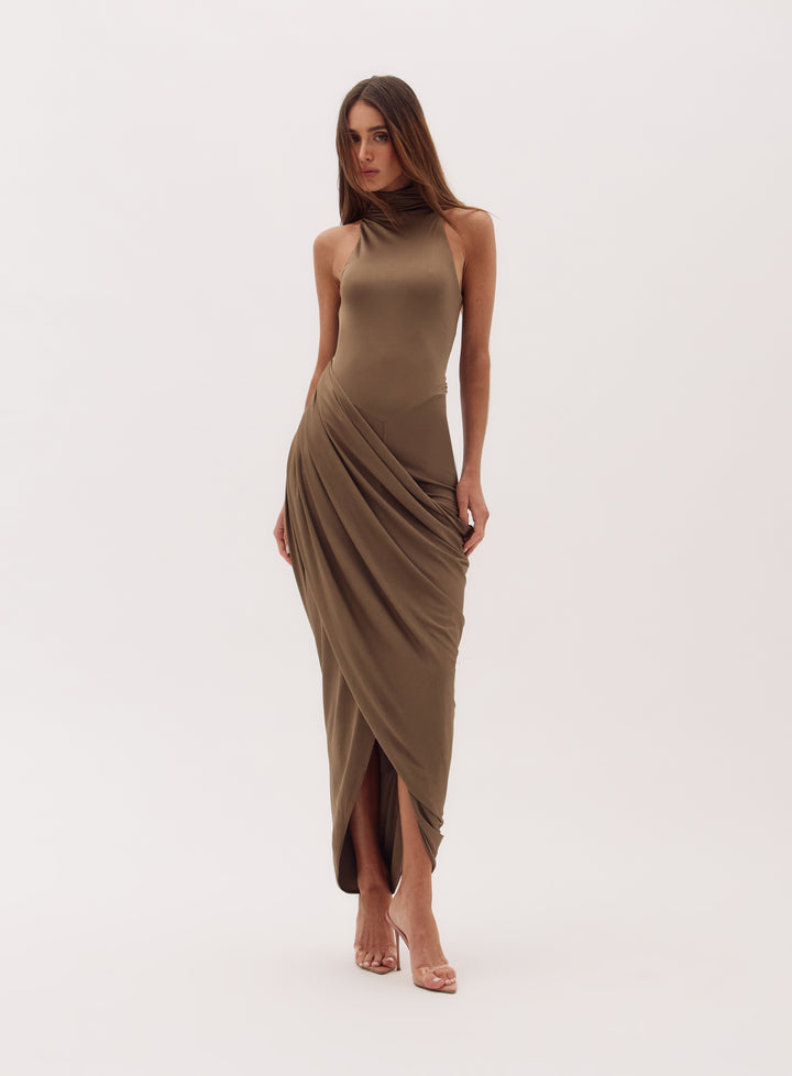 MICHELE BRONZE DRESS