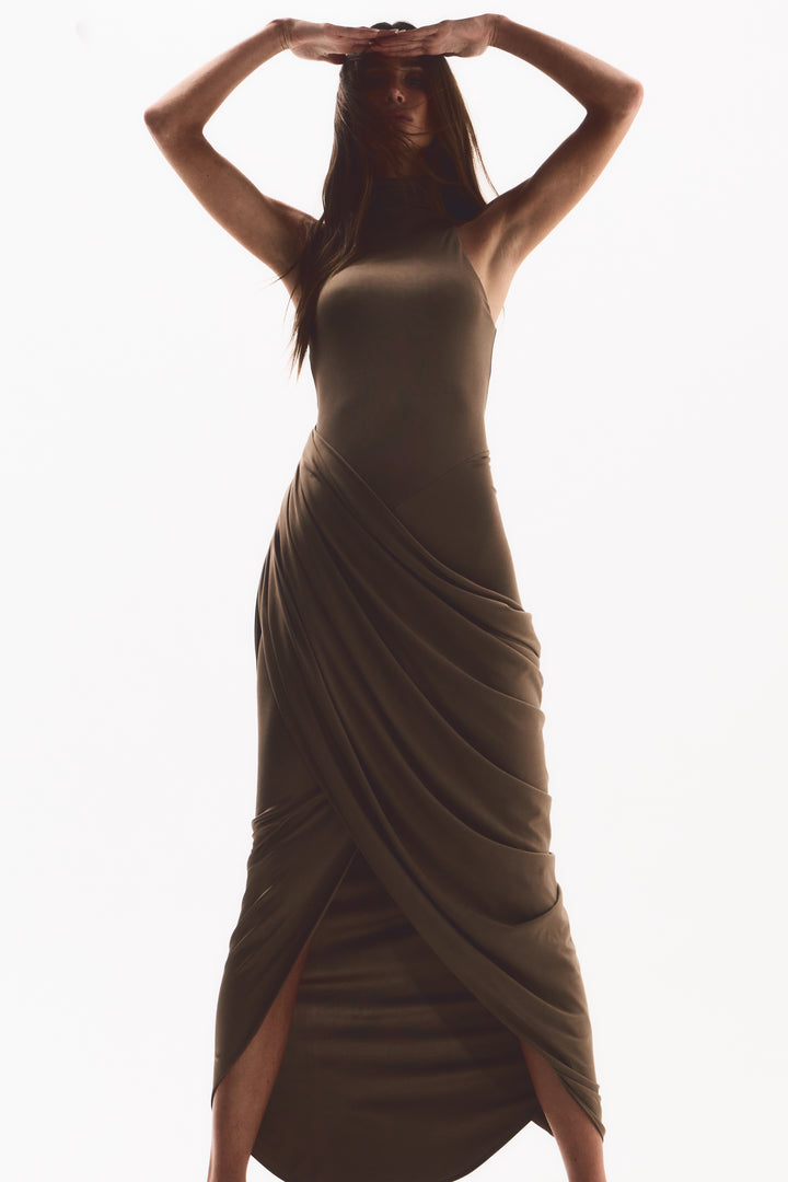 MICHELE BRONZE DRESS