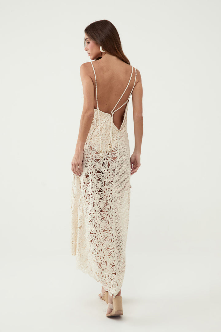 VESTIDO MIDI GRETA ASIMETRICO