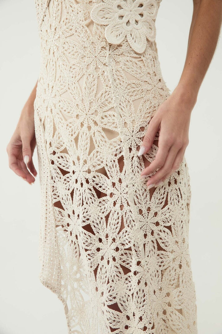 VESTIDO MIDI GRETA ASIMETRICO