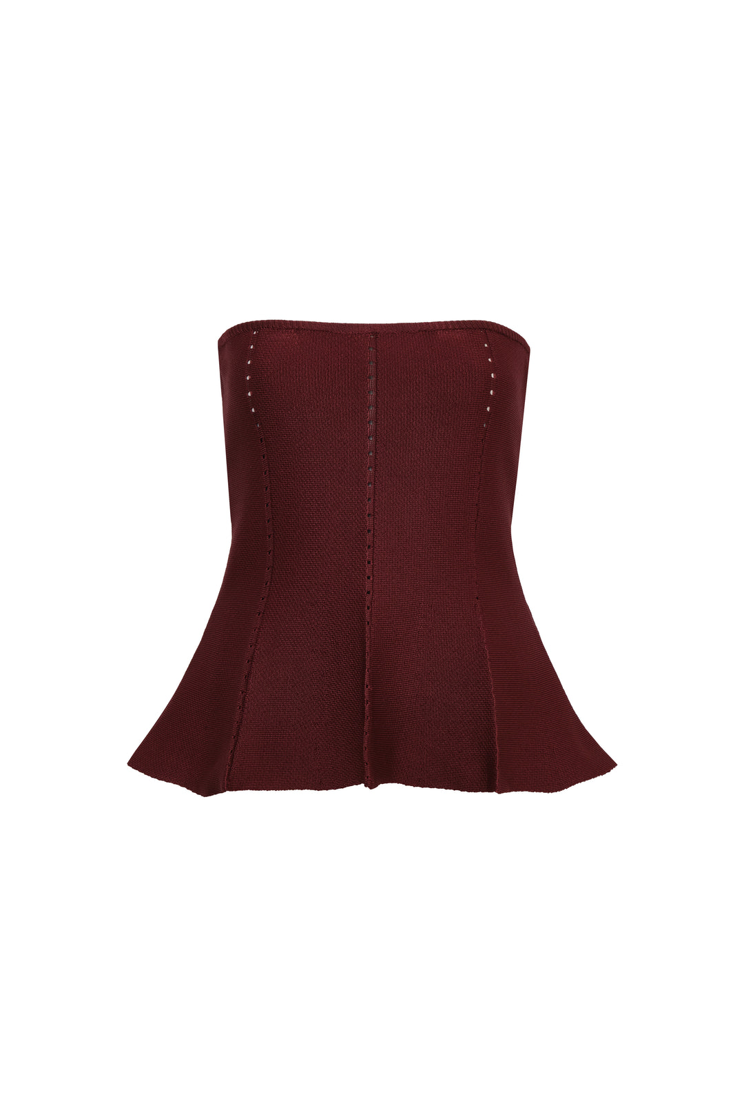 COQUETA TOP BURGUNDY