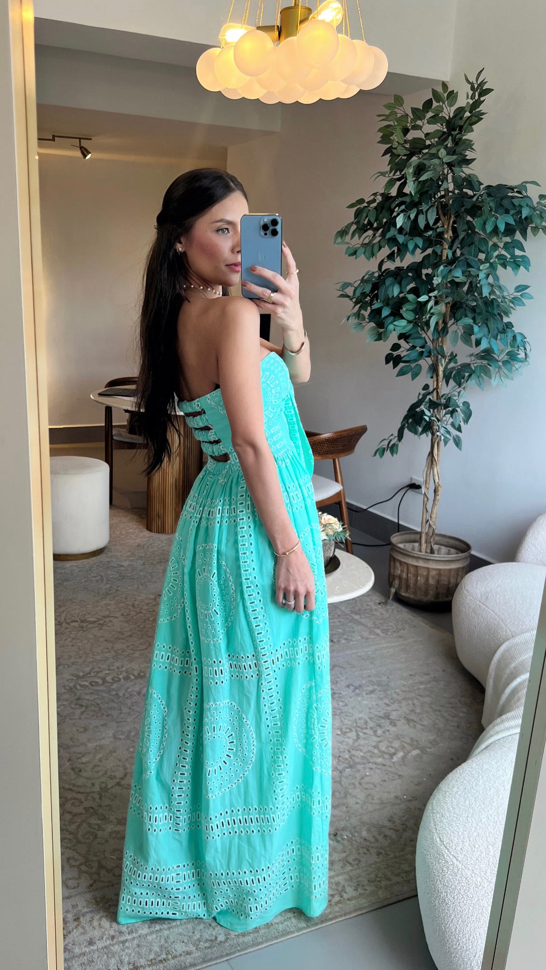 Dress maxi costa amarracao