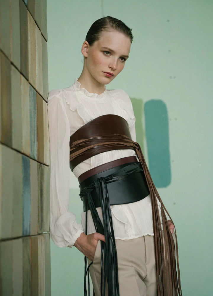 VIENTO LEATHER BROWN BELT