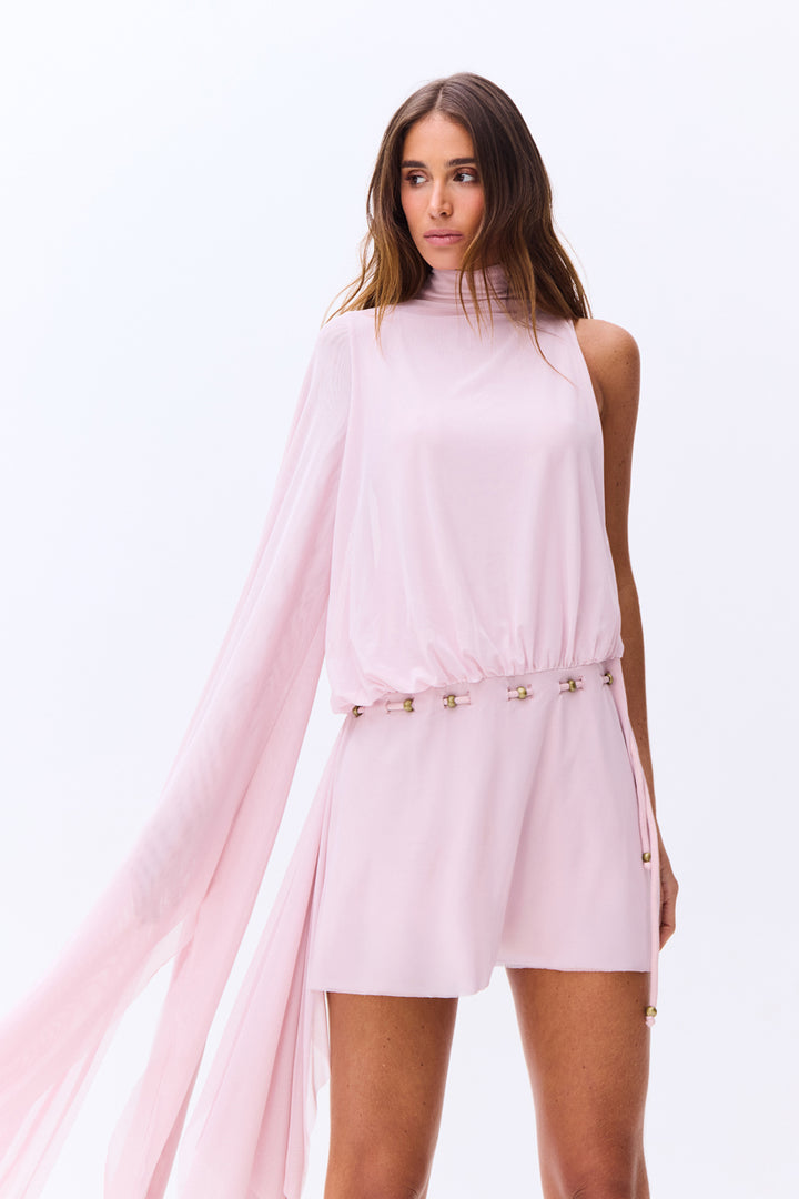 MERABE PINK TULLE DRESS