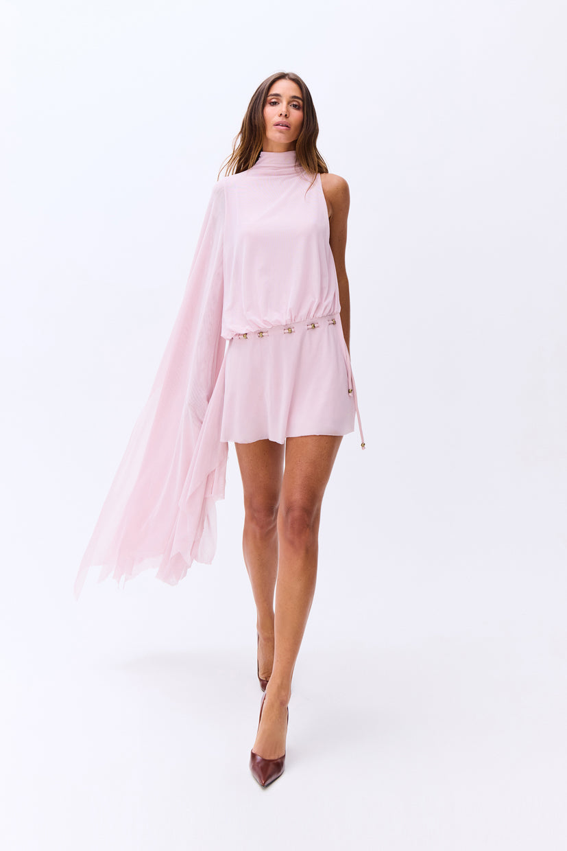 MERABE PINK TULLE DRESS