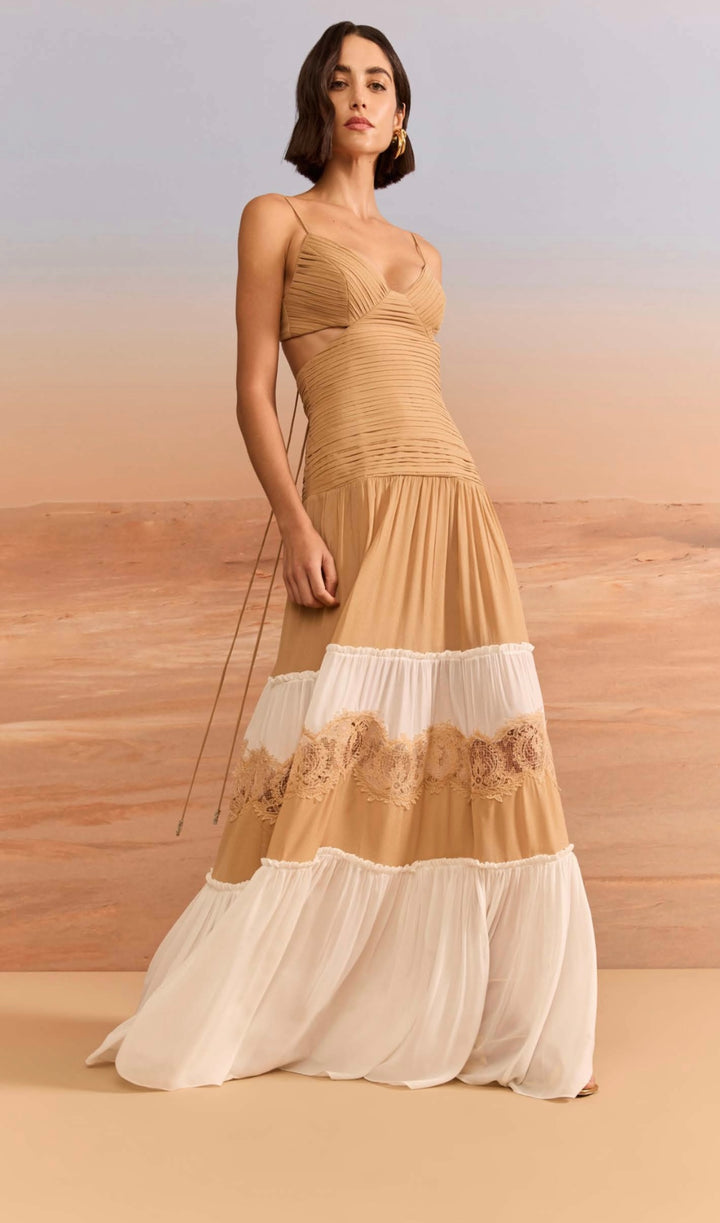 EMBROIDERED SILVIA DRESS