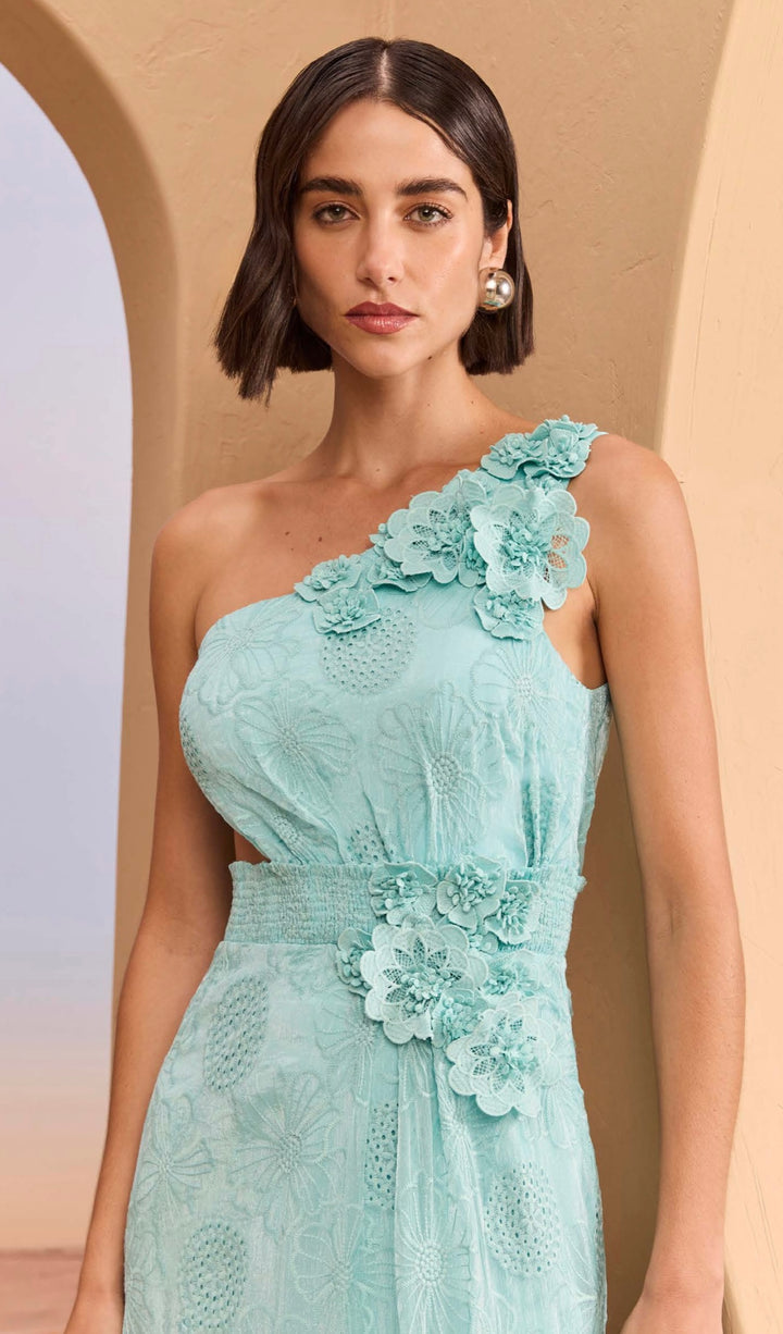 ANABEL MIDI FLORAL DRESS