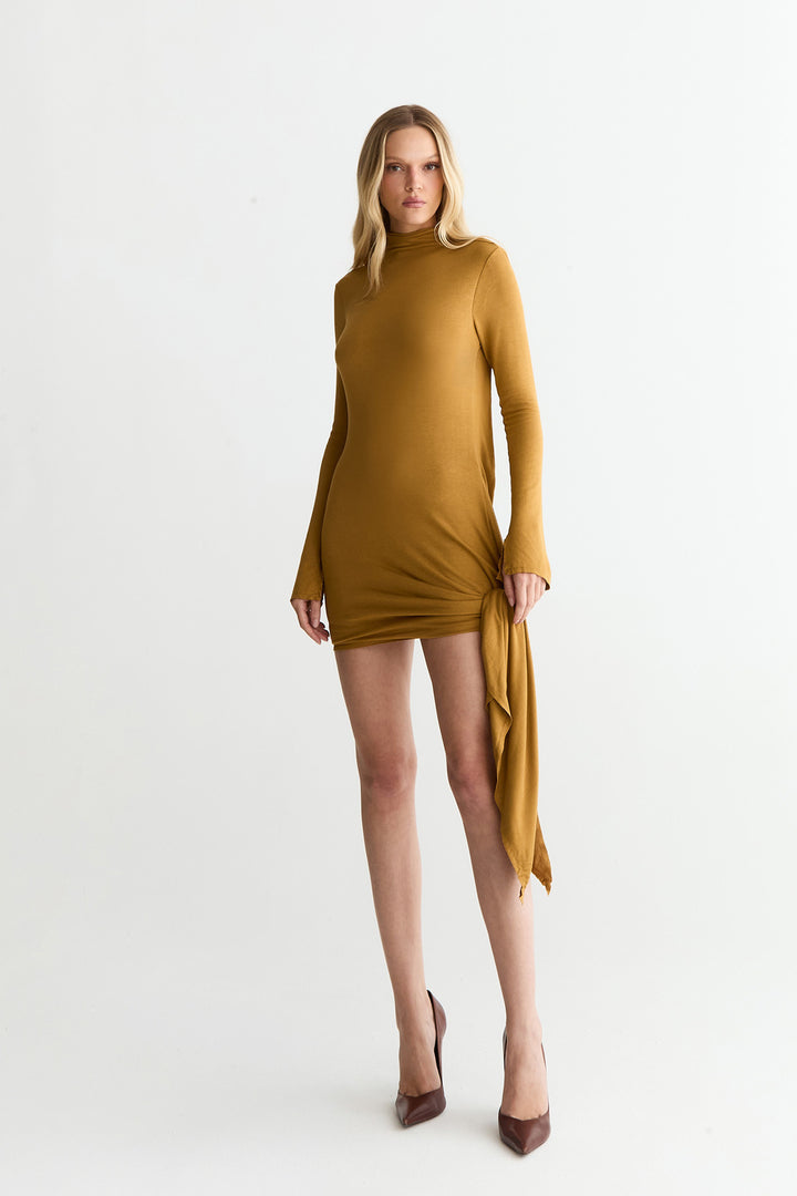 MICAELA GOLDEN BLOUSE AND PANTS SET