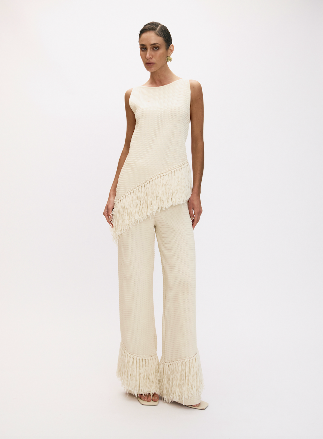 TANYA KNITTED SET BLOUSE & PANTS