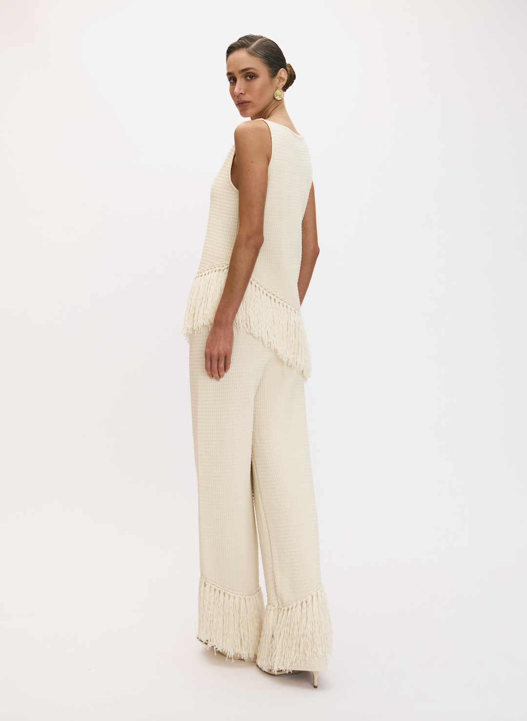 TANYA KNITTED SET BLOUSE & PANTS