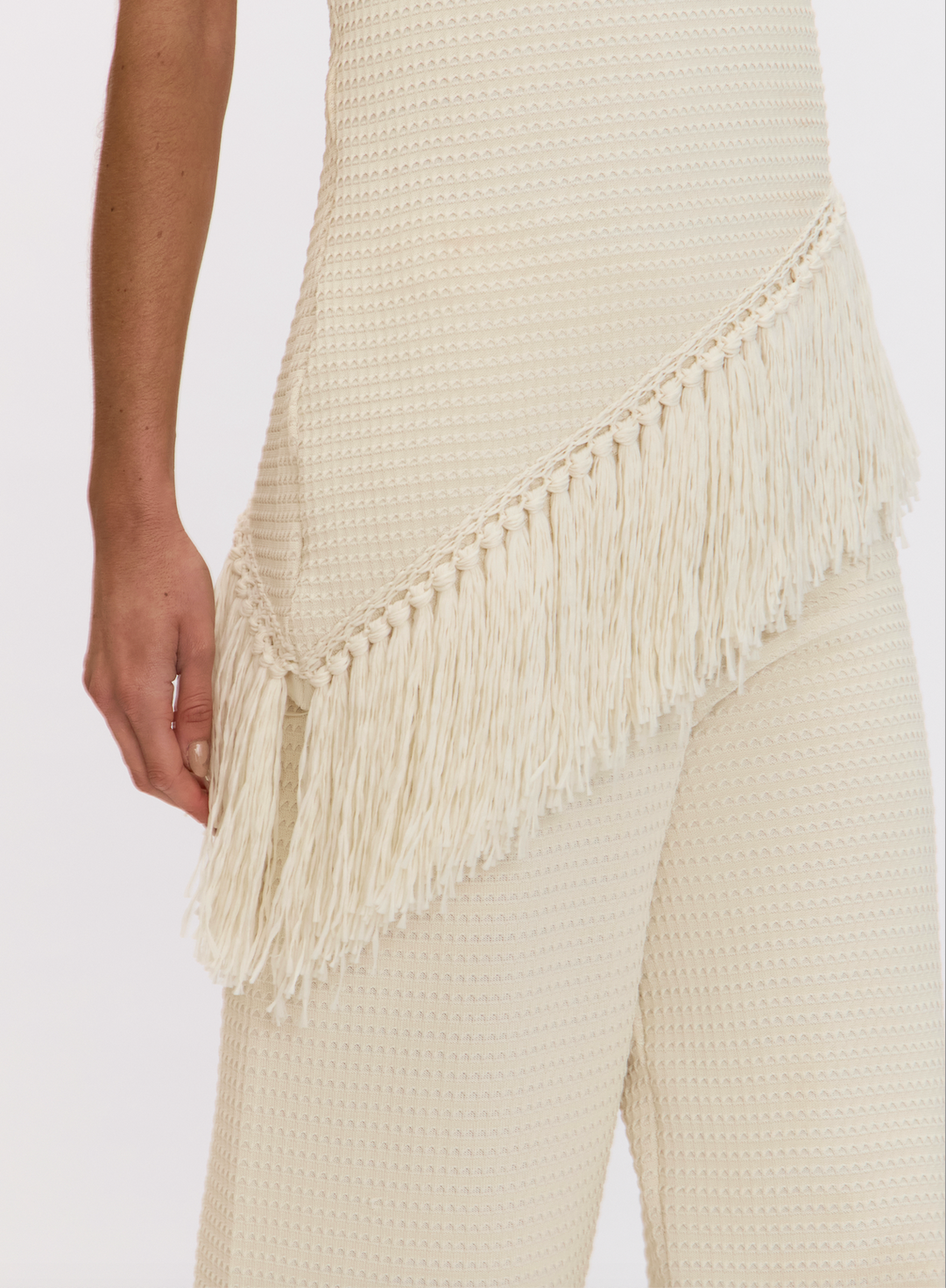 TANYA KNITTED SET BLOUSE & PANTS