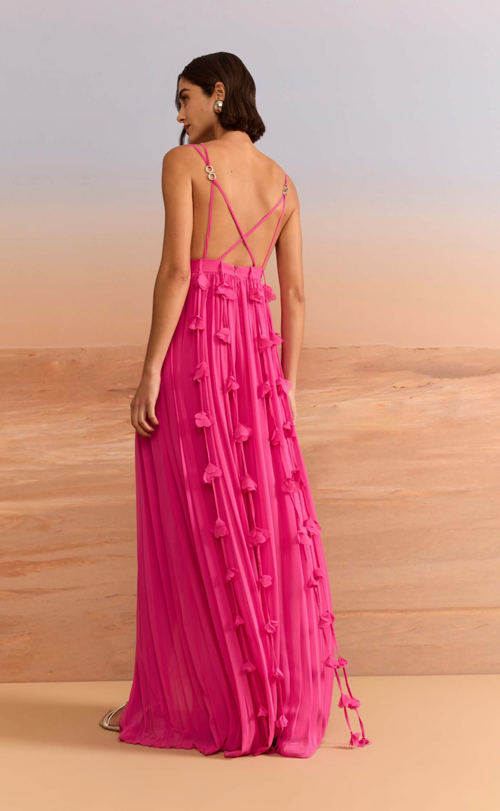 BOTANIC BACKLESS DRESS